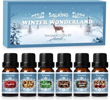 SALKING Winter Set of Scented Oils, Premium Fragrance Essential Oils 