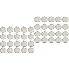  2 Count Edelstahl Anhänger Schmuckherstellung Juweliermake -Anhänger
