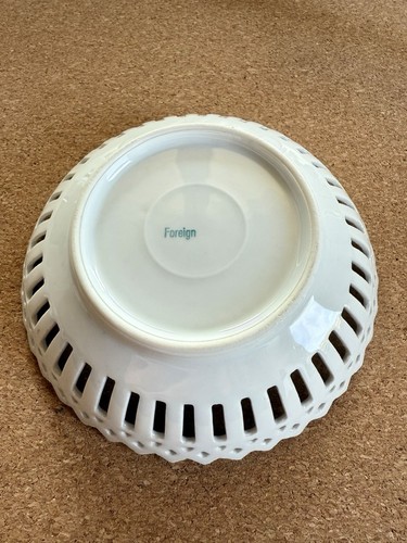 «A Present from Little Hampton » Alte Porzellan Schale - England. - Bild 6 von 6