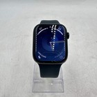 Unlocked Apple Watch Series 7 45MM Black Aluminum w/ Black Sport Band MKJ73LL/A
