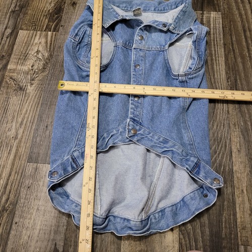 Harley Davidson Motorcycles Dog Denim Weste Jeansjacke Gr. XL Vintage 2001 - Bild 3 von 11