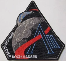 NASA ARTEMIS-II PROGRAM MISSION PATCH 4" EMBROIDERED