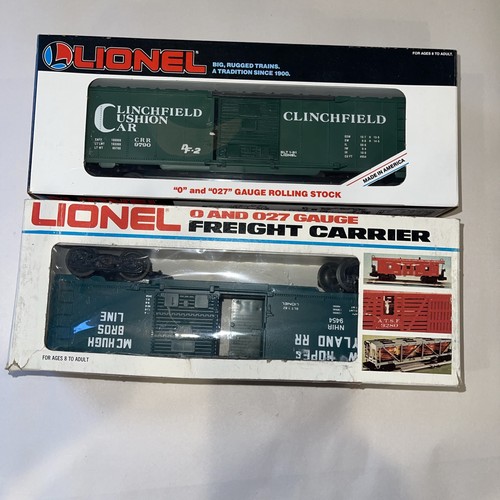 1 Lionel O Gauge Boxcars – New Hope & Ivy Land 6-9454 and 1 Clinchfield 6-19243 - Picture 1 of 7