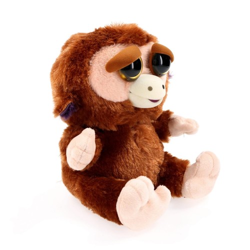 Feisty Pets 8" Plush, Grandmaster Funk the Monkey (Sly Grin) - Picture 7 of 8