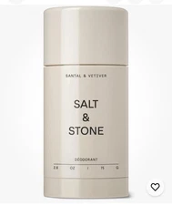 SALT & STONE Natural Deodorant - Santal | Extra Strength Natural Deodorant