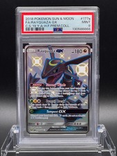 PSA 9 MINT ✨ - Rayquaza GX 177A/168 Alternate Art Holo - 2018 Pokemon Sun & Moon