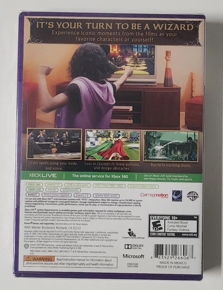 Warner Home Video - Games Harry Potter For Kinect Xbox 360 - Image 2 of 3