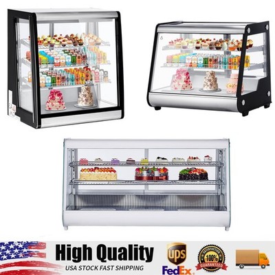Commercial Cake Display Refrigerator, Single Door Countertop Merchandiser Cooler
