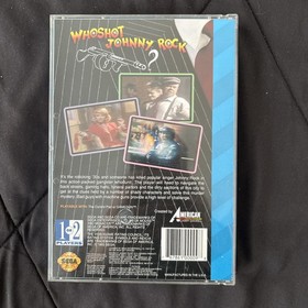 Who Shot Johnny Rock (Sega CD, 1994) CIB Tested