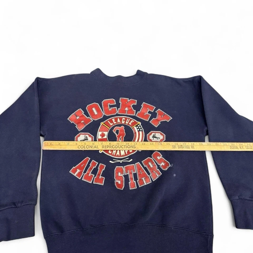 Sudadera De Colección Años 90 Hockey League All Stars Champs American Eagle Cuello Redondo M NHL Foto 4 de 4