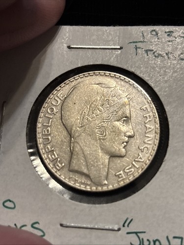 1939 France 10 Francs Silver Circulated “jun177” - Picture 3 of 24