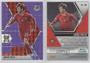 2021 Panini Mosaic UEFA Euro 2020 Fluorescent Purple Prizm /70 Joao Felix #159