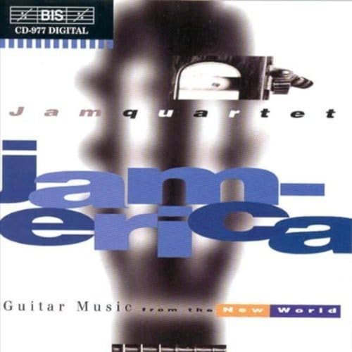 BISCD977 Jam Quartet Jamerica - Guitar Music From the New World CD BISCD977 NEW