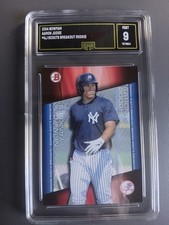 Aaron Judge Yankees 2014 Bowman #BSB-AJ Scouts Breakout Rookie Graded Mint 9