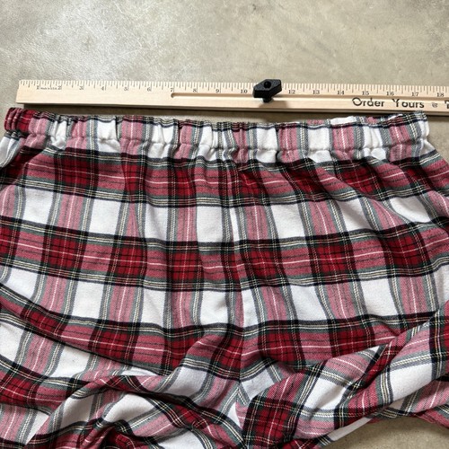 Pottery Barn Kids Pajama Set Size XL Plaid Adult Size Flannel Holiday 2 Piece - Picture 14 of 16
