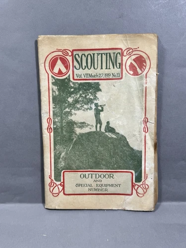 Antique BSA Outdoor & Special Equipment Catalog 1919 Boy Scouts Manual