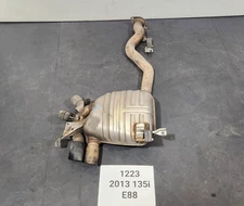 ✅ 11-13 OEM BMW E82 E88 135 Rear Exhaust Muffler System N55 w/ Black Tip *