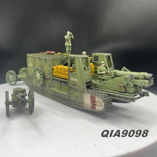 Neu 1:72 WWI UK Gun Carrier Mk.I Self-propelled Artillery Green Resin Model - Bild 15 von 23