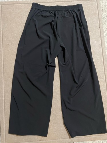 LOFT Outlet Women’s Wide-Leg Pull-On Pants XL Black & Beige Stretch Set of 2 - Picture 8 of 9