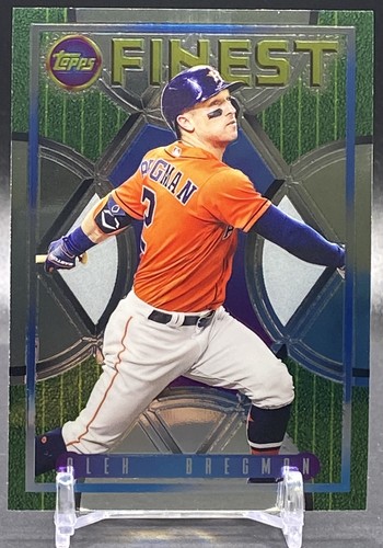 2022 Topps Finest Flashbacks #51 Alex Bregman Houston Astros - Afbeelding 1 van 2