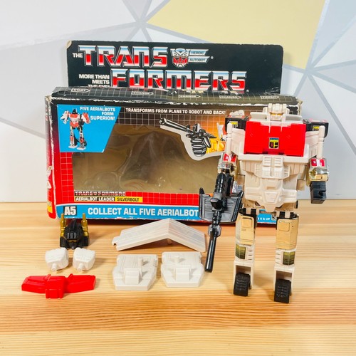 De colección Silverbolt Aerialbots Completo con Caja Hasbro Original G1 Transformers 1986 - Imagen 7 de 21