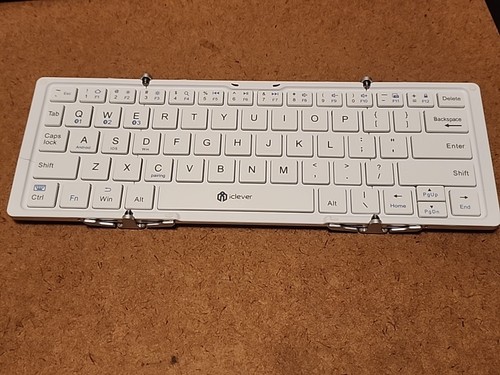 IC-BK03 iClever Foldable Bluetooth Keyboard for Tablet Smartphone Travel-Ready - Picture 6 of 16