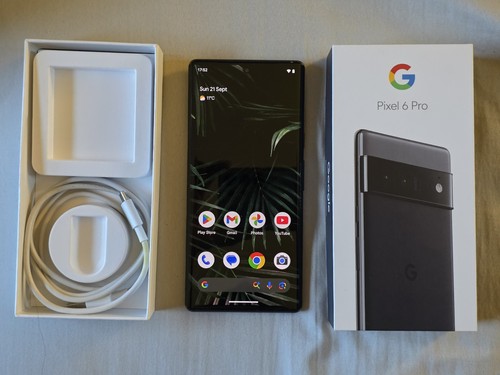 Google Pixel 6 Pro 128GB, Stormy Black entsperrt