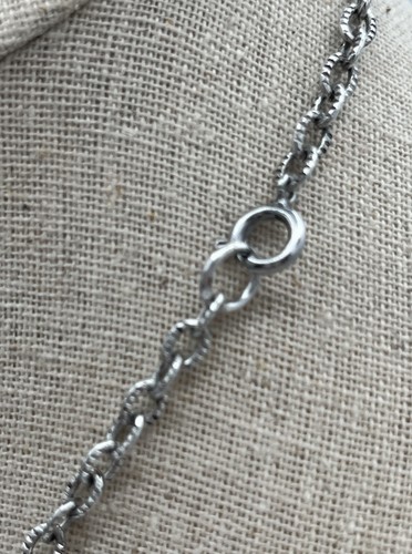 Vintage Delft Made in Holland handbemalte Porzellan Blumen Halskette 24" - Bild 4 von 6