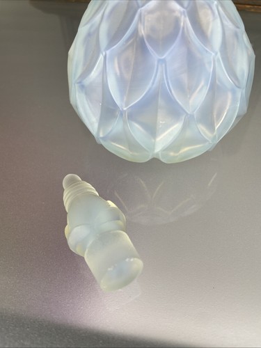 Sabino Opalescent Art Glas Paris, Frankreich Parfum Flakon Petalia - Vintage - Bild 13 von 17