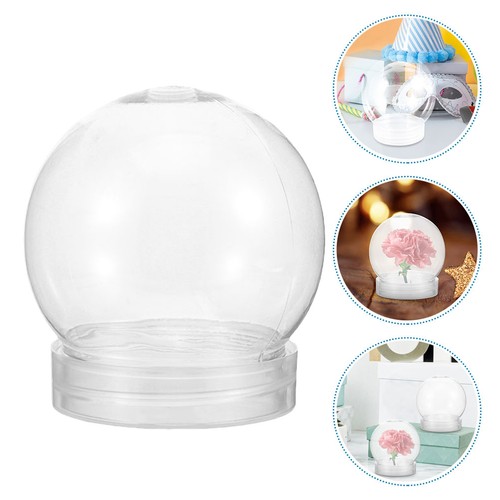 Globos de agua vacíos transparentes accesorios artesanales hágalo usted mismo fiesta de Navidad 6 piezas - Imagen 3 de 9