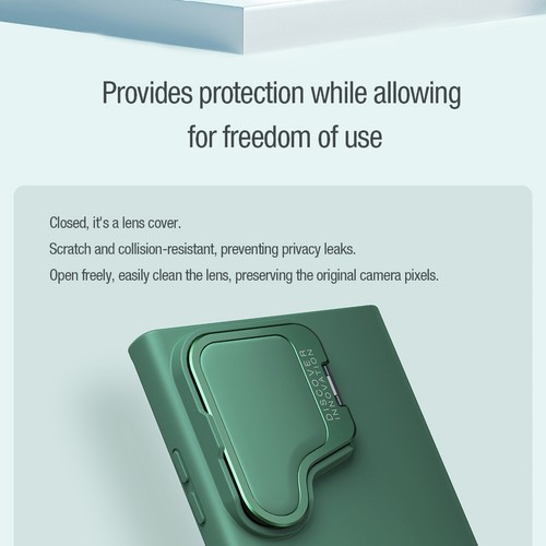 Etui Nillkin CamShield Silky Prop Silicone Case na Samsung Galaxy S24 Ultra - cz - Zdjęcie 8 z 12