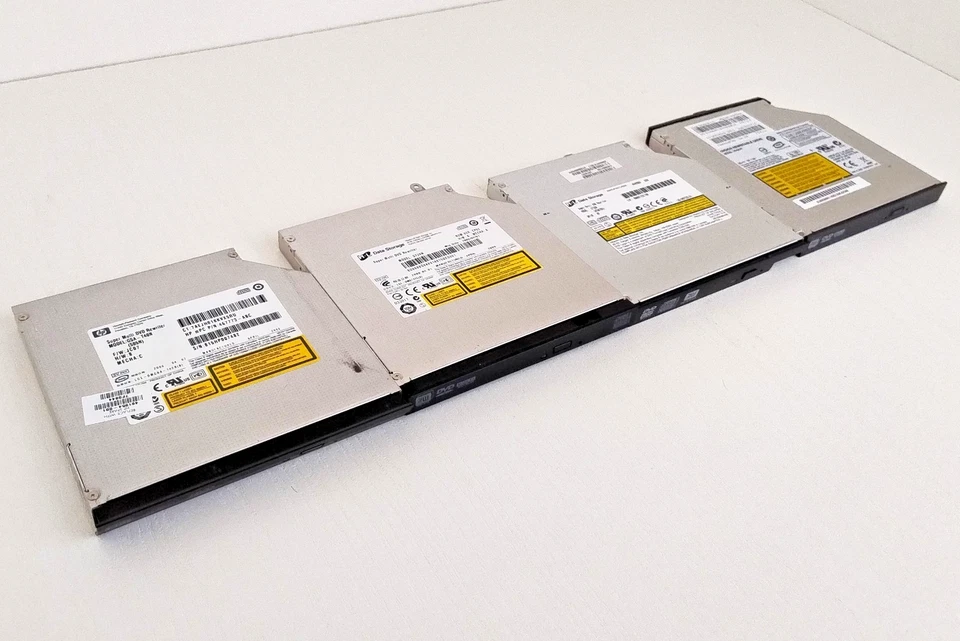 Lotto 4 Masterizzatori Dvd Cd RW Rewritable Drive HP Philips Hitachi Usati - Immagine 2 di 4