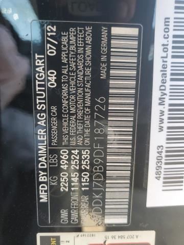 2013 MERCEDES E550 C207 AUTOMATIC TRANSMISSION 47K MILES - Bild 7 von 11