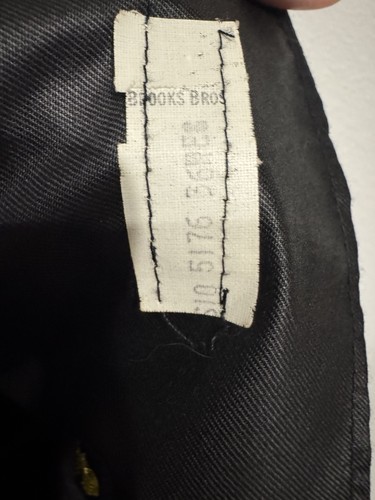 VTG Brooks Brothers Black Formal Wool Tuxedo Suit Sz 42R - Picture 19 of 20
