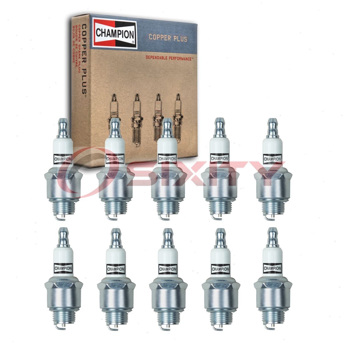 10 pc Champion Copper Plus 861-1 Spark Plugs for J19LM 740 1147 Ignition ic