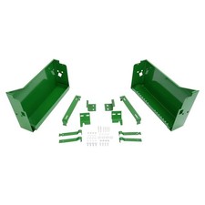 Tractor Battery Box Set - Precision Fit for Jo hn Deere, LH/RH Steel Housing