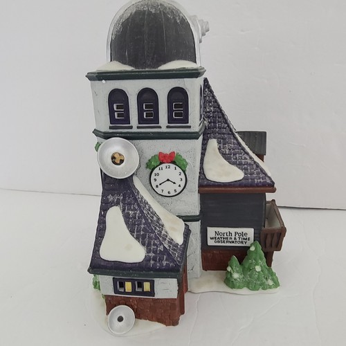 DEPT 56 North Pole Series Weather and Time Observatory #56385 ohne Lichtkabel