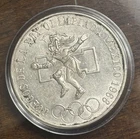 1968 Mexico XlX Olympic Games Coin 25 Pesos .720 Silver .52 Troy Ounces