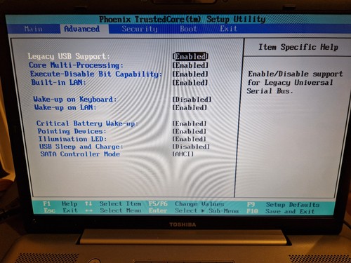 Toshiba Satellite Pro P300 17" Laptop Pentium T2370 2GB Ram 120GB Hard Disk Win7 - Picture 11 of 14