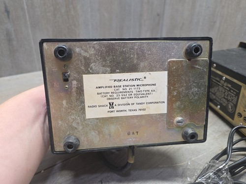 Vintage Realistic Navajo Model TRC-431 CB Base Radio (Turns On Untested) - Zdjęcie 11 z 11