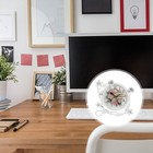 1pc European-style Table Clock Mute Clock Retro Living Room Decor Retro Clock