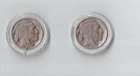 1935-1936 5c BUFFALO NICKELS. NO MINT MARK.