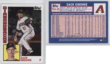 2019 Topps 1984 Topps Baseball Zack Greinke #T84-45
