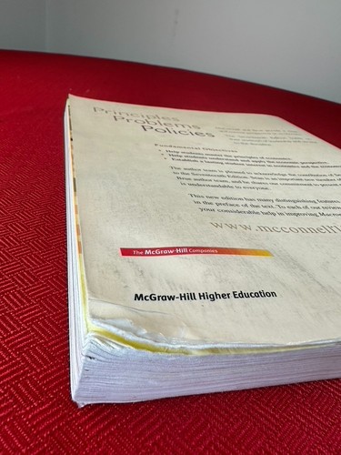 Economics by McConnell and Brue: Principals & Policies College Textbook - Imagen 14 de 14