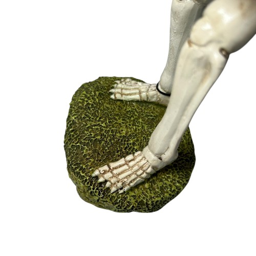 PICKLEBALL Skeleton Statue Halloween Decor 11”x5.5” Hallows Eve Collection - Picture 8 of 10