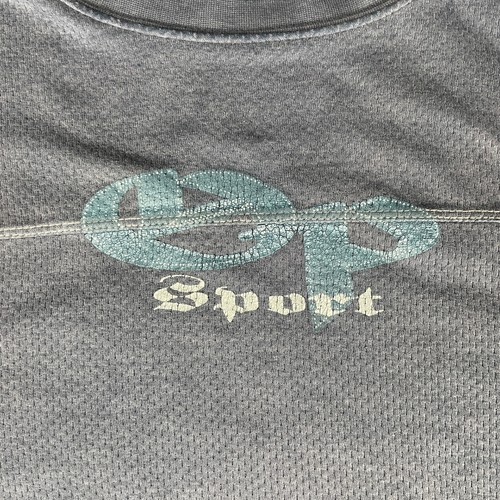 Camicia termica girocollo manica lunga grigia sportiva vintage Y2K OP Ocean Pacific taglia L - Foto 3 di 7