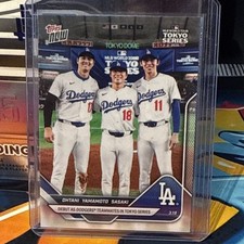 2025 Topps Serie🔥🤩 Shohei Ohtani, Yoshinobu Yamamoto, Roki Sasaki #7  (RC)