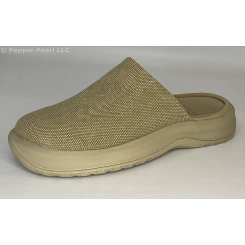 Scarpa comoda da donna taglia 6 zoccoli in tela kaki mulo slip on di Soft Science - Foto 5 di 12