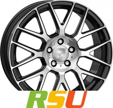 2DRV WH26 schwarz hochglanzpoliert 8x18" ET45 LK5 114.3 ML 72.6 Alufelgen 18 ...