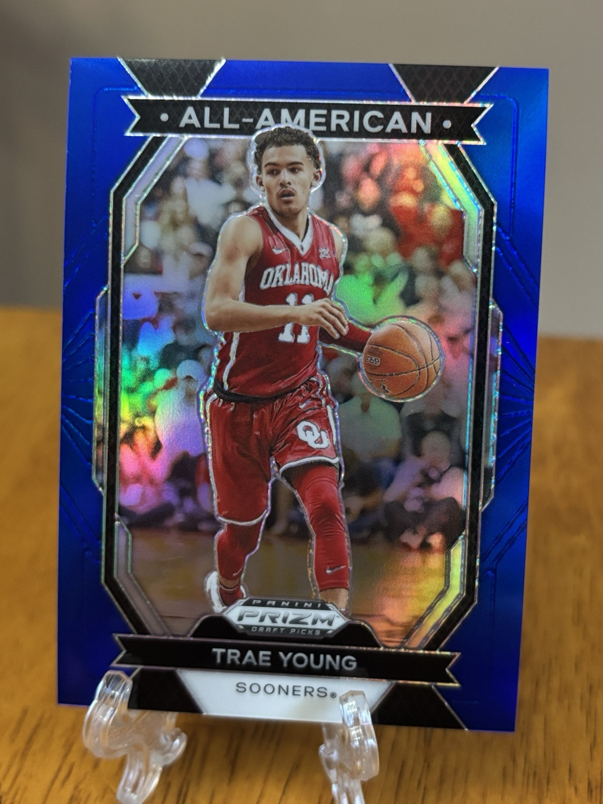 2024 Panini Prizm Draft Picks Trae Young All American Blue #42/199